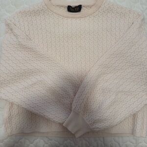 Truth Women's Soft Pink Cable Knit Sweater